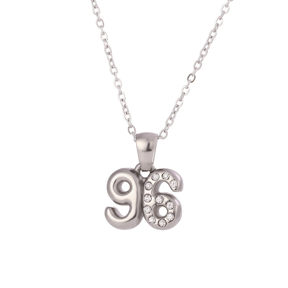 90’s Babies Number Pendant Necklace