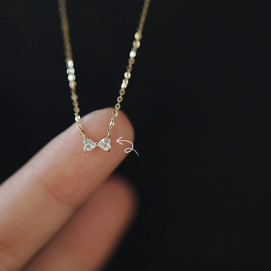 Tiny Bow Necklace