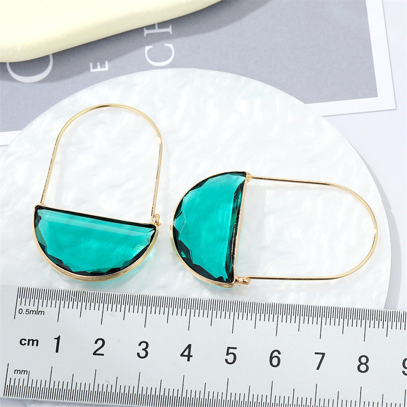 Transparent Basket Earrings