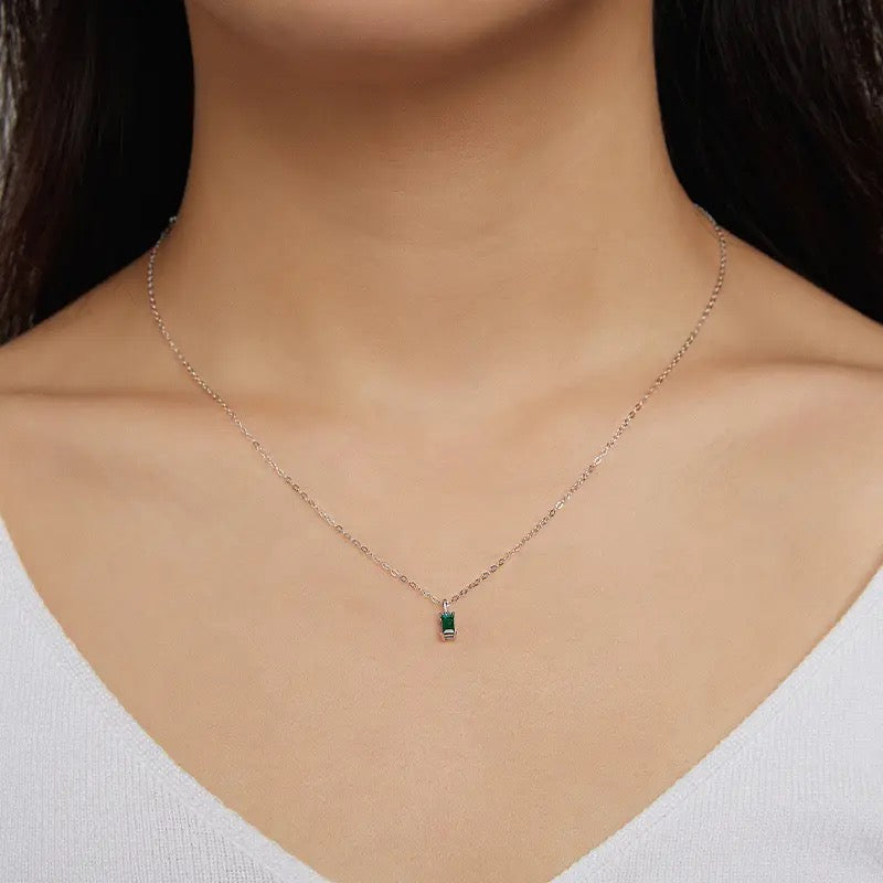 Crystal Emerald Necklace