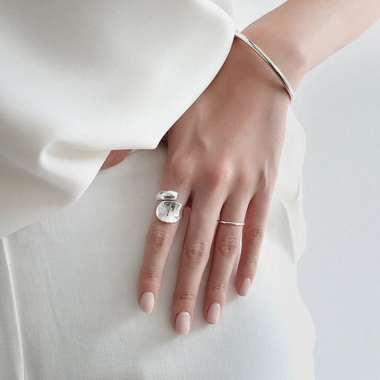 Spiral Sterling Silver Ring