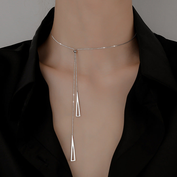 Layered Geometric Necklace