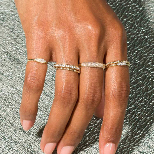 Pave Dainty Ring
