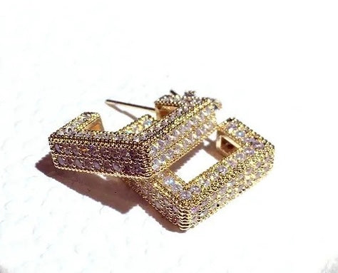 “Royalty” Pave Earrings