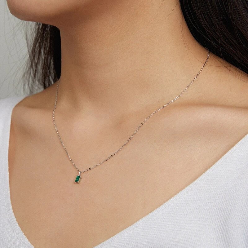 Crystal Emerald Necklace