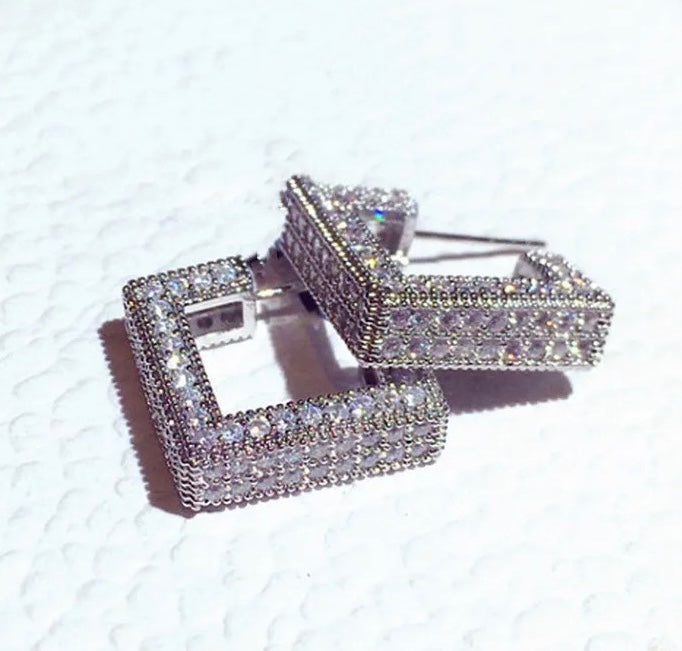 “Royalty” Pave Earrings